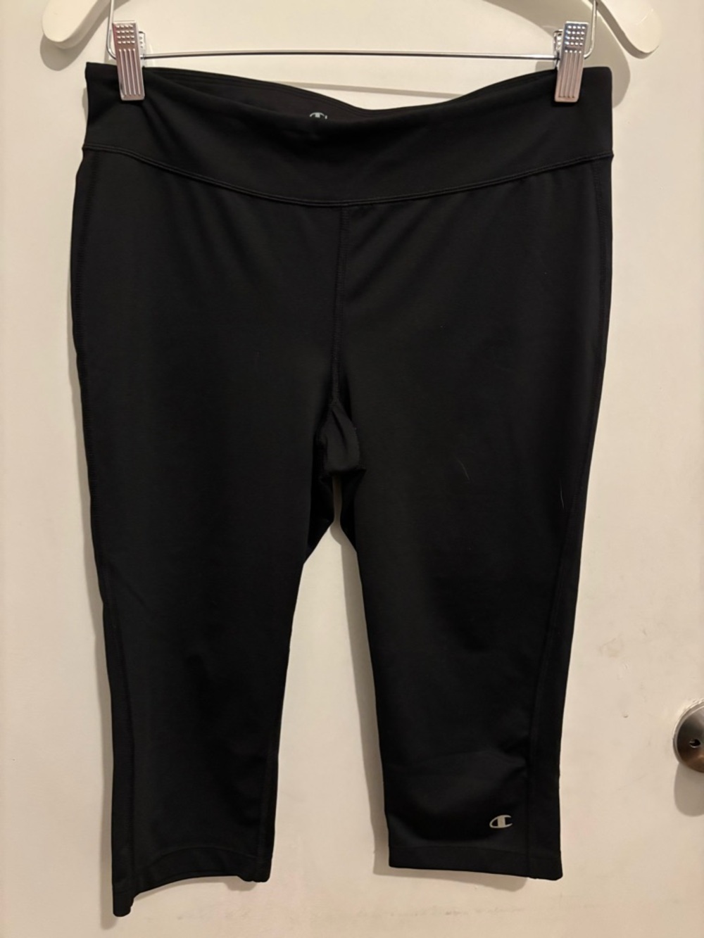 Champion Black Cropped Performance Leggings for Kids